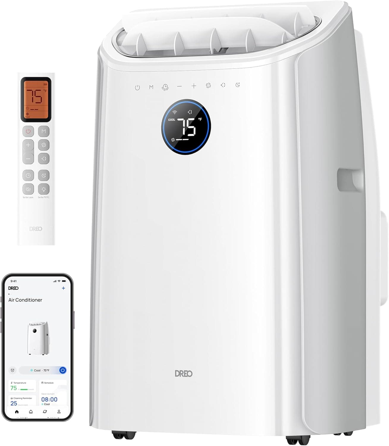 DREO 515S Portable AC, 12,000 BTU ASHRAE